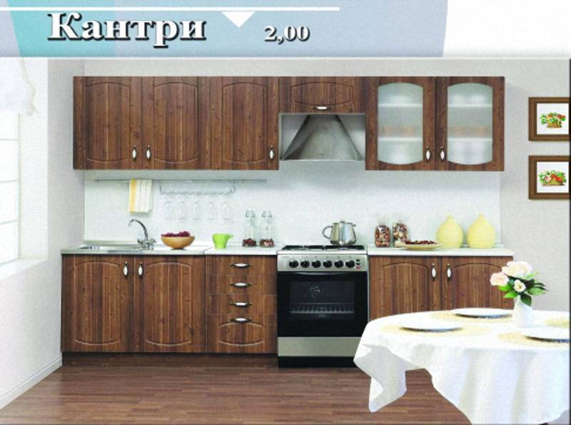 кухня прямая «кантри» в Тольятти