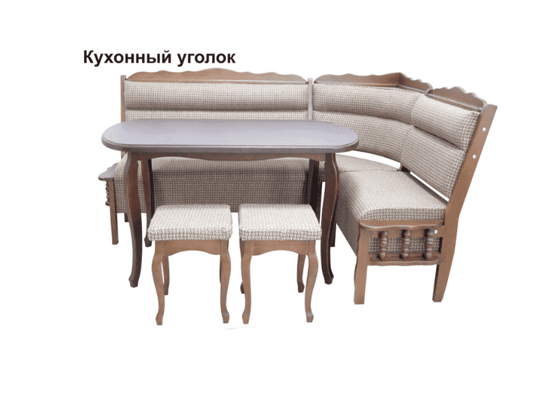 светлый кухонный уголок в Тольятти