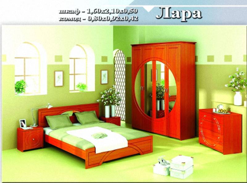 спальный гарнитур «лара» в Тольятти