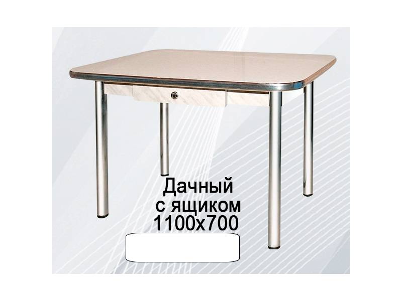 стол обеденный дачный с ящиком в Тольятти