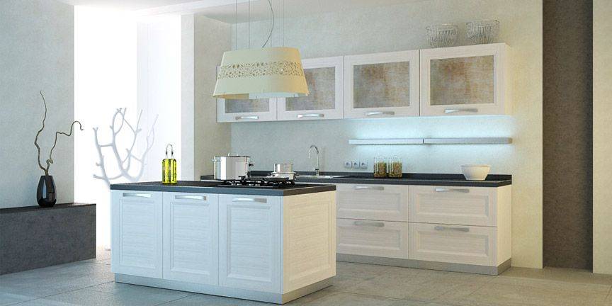 кухня moderno beverly белая в Тольятти