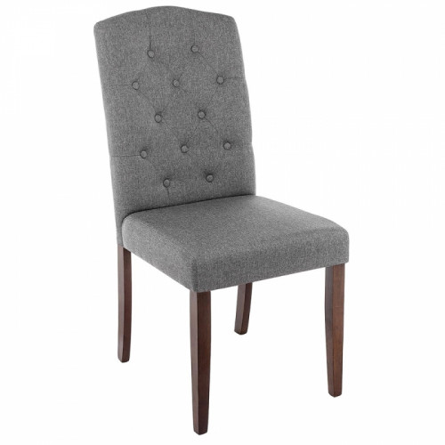 стул деревянный dark walnut / fabric grey в Тольятти