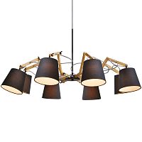 подвесная люстра arte lamp pinoccio a5700lm-8bk в Тольятти
