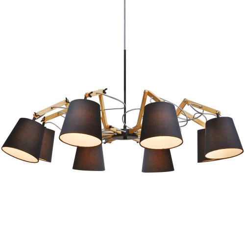 подвесная люстра arte lamp pinoccio a5700lm-8bk в Тольятти