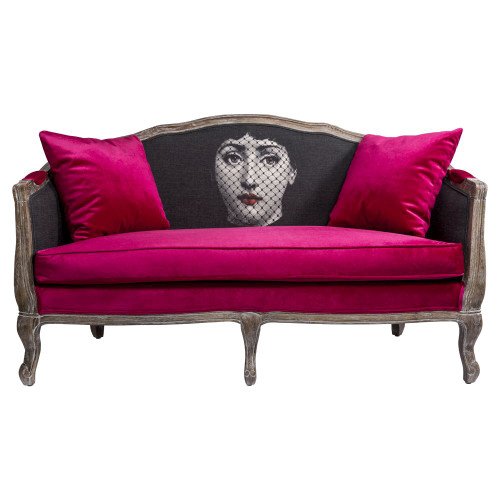диван «вуаль руж» fornasetti прямой розовый в Тольятти