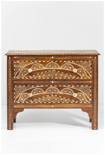 kare design комод sherazade, коллекция "шахерезада", ручная работа 100,5*85*35, палисандр, верблюжья кость, коричневый в Тольятти