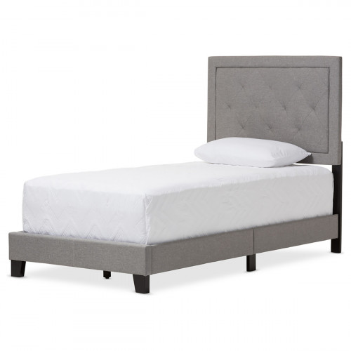 кровать paris linen upholstered gray 90х200 в Тольятти