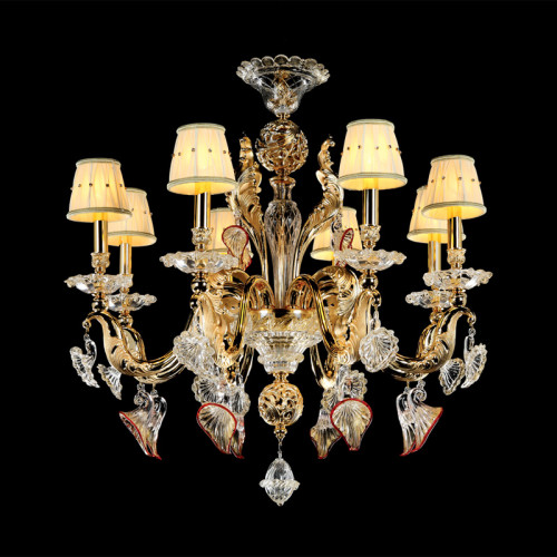 люстра md102729-8a от illuminati золото/янтарная в Тольятти