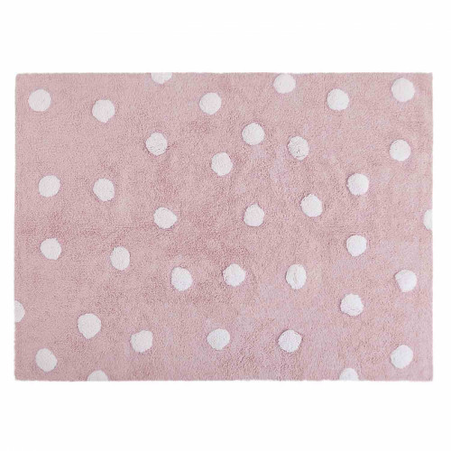 ковер polka dots розовый-белый в Тольятти