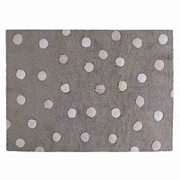 ковер tricolor polka dots серый розовый в Тольятти