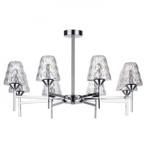 потолочная светодиодная люстра lumion gerana 3598/48cl хром в Тольятти