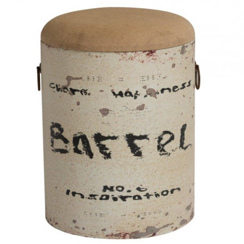 столик-табурет barrel white бежевый в Тольятти