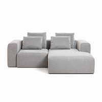 диван blok sofa 2 правый угол светло-серый от la forma (ex julia grup) в Тольятти