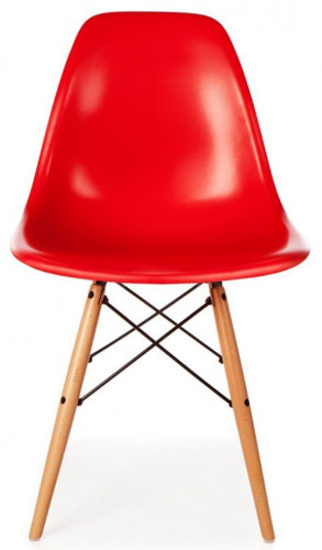 стул классический dsw красный (eames style) в Тольятти