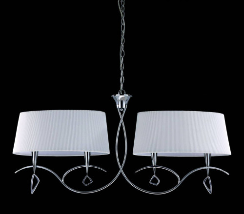 подвесная люстра mantra mara chrome - white 1642 в Тольятти