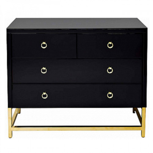 комод classic black черный, золото в Тольятти
