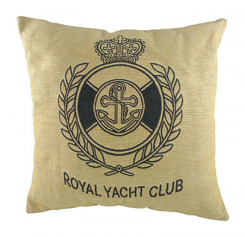 подушка с гербом королевского royal yacht club в Тольятти