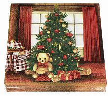 салфетки бумажные рождество ( шт) comptoir de famille в Тольятти