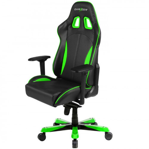 кресло геймерское dxracer king ks57 черно-зеленое в Тольятти