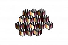 ковер parquet hexagon orange 305x188 от gan в Тольятти