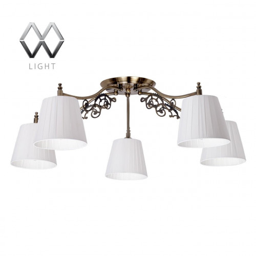 потолочная люстра mw-light моника 372011105 белая в Тольятти