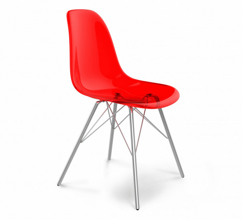 стул dsr красный s37 (eames style) в Тольятти