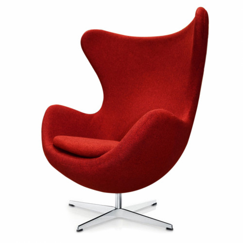 кресло egg chair темно-красное в Тольятти