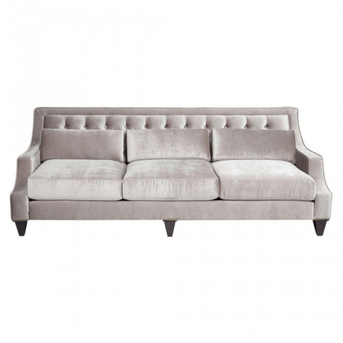 диван tufted прямой серый в Тольятти