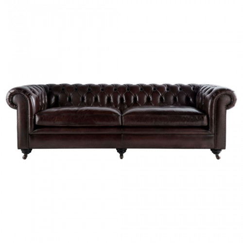 диван chesterfield lounge прямой темно-коричневый в Тольятти