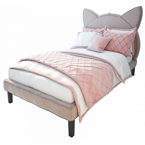 кровать детская 120х200 бежевая kitty в Тольятти