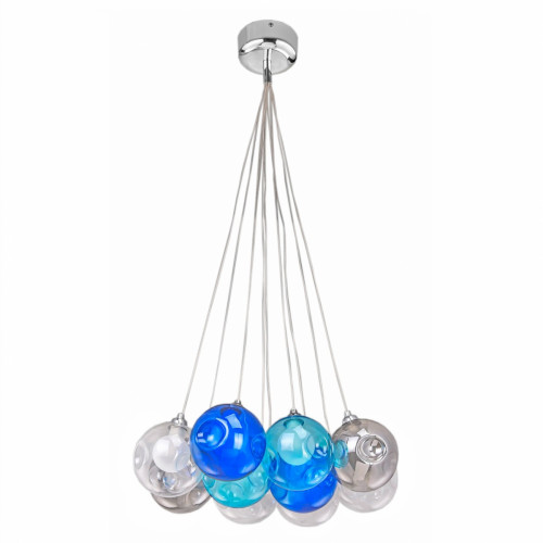 люстра bocci blue 10 прозрачное, голубое, пепельное стекло в Тольятти