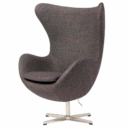 кресло egg chair серое в Тольятти