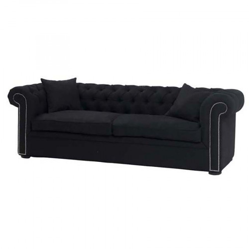диван black linen прямой черный в Тольятти