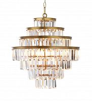 люстра alaine 50 латунь, прозрачное стекло в Тольятти