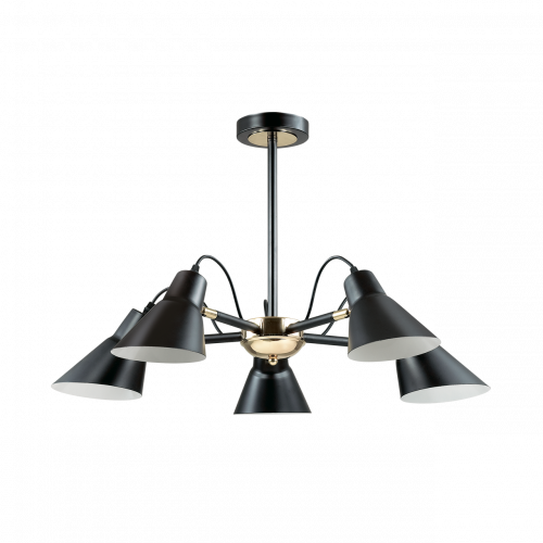 потолочная люстра lumion naomi 3709/5c черная в Тольятти
