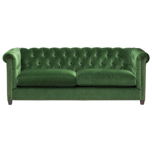 диван chesterfield 2.0 прямой зеленый в Тольятти