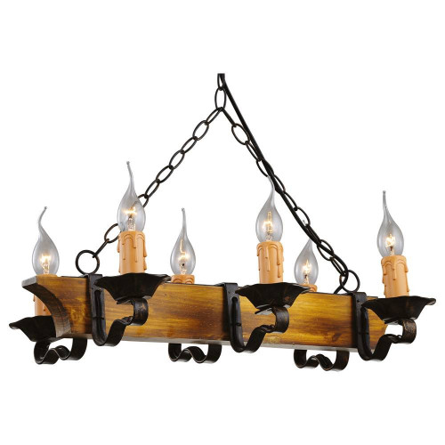 подвесная люстра arte lamp taverna a9525lm-6br в Тольятти