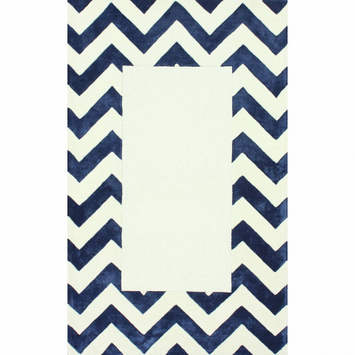 ковер zig zag синий с квадратом 160х230 в Тольятти