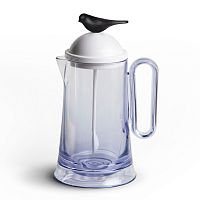 кувшин sparrow с ложкой, белый с черным в Тольятти