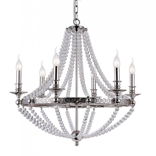 подвесная люстра crystal lux perugia sp6 хром в Тольятти