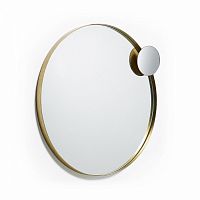 зеркало круглое золотое с дополнительным стеклом диаметр 76 см big ommy от la forma (ex julia grup) в Тольятти