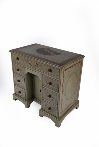 стол mini pedestal desk зеленый с рисунком в Тольятти