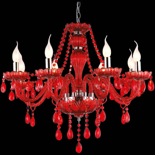 подвесная люстра arte lamp teatro a3964lm-8rd в Тольятти
