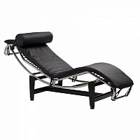 шезлонг chaise longue lc4 черный в Тольятти
