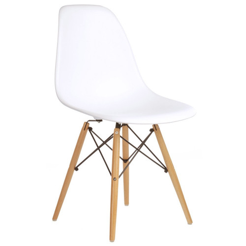 стул деревянный pc-015 белый (eames style) в Тольятти