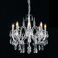 люстра md103908-8a от illuminati прозрачная/ хром в Тольятти