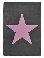 ковер wool star темно-серый-розовый в Тольятти
