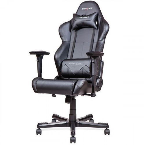 кресло геймерское dxracer racing черно-серое в Тольятти