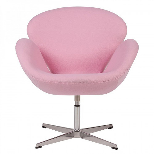 кресло swan chair светло-розовое в Тольятти