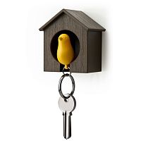 держатель+брелок для ключей sparrow коричневый-желтый в Тольятти